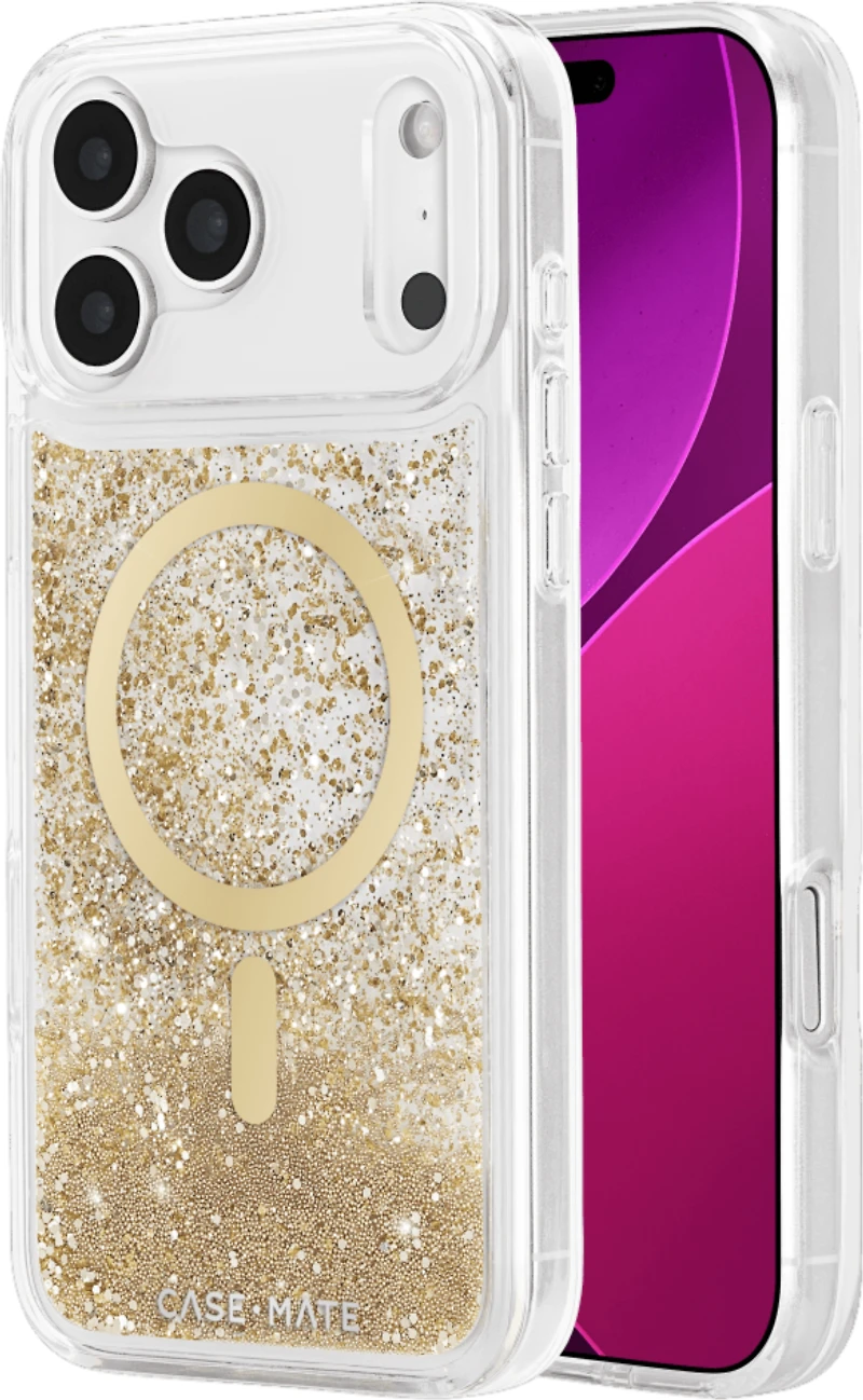 Case-Mate - Waterfall MagSafe Case for Apple iPhone 17 Pro Max - Gold