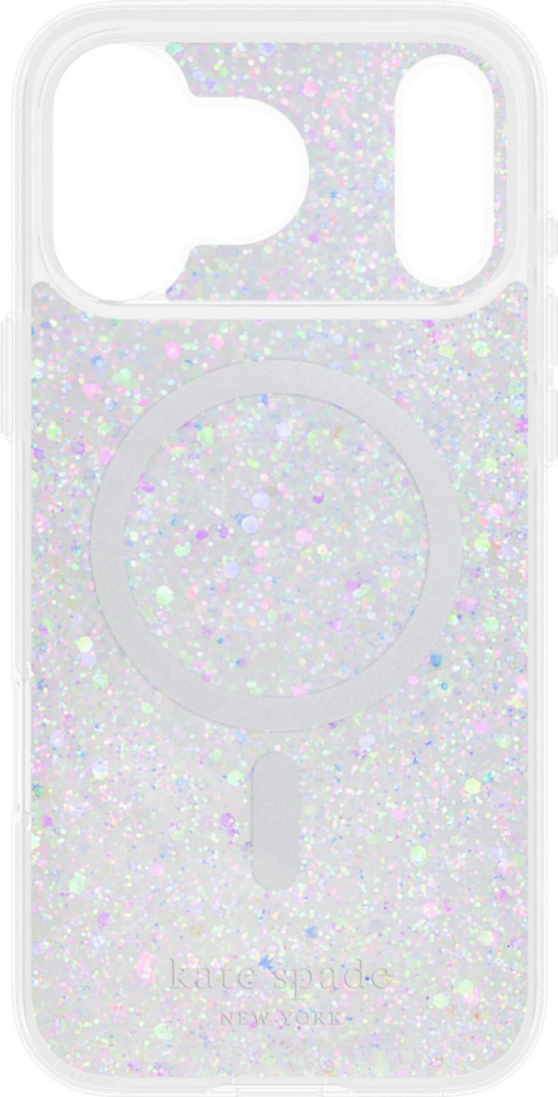 Kate Spade KS057240 Étui Protective MagSafe Chunky Glitter Iridescent pour iPhone 17 Pro Max