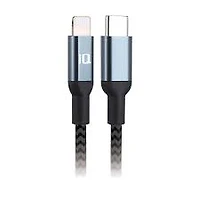 IQ 1.2m 4' Braided Charge & Sync Lightning Cable