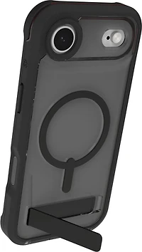 ZAGG - Rainier Snap MagSafe Case with Kickstand for Apple iPhone Air - Smoke Black