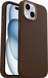 Otterbox - Symmetry Cactus Leather Case For Apple Iphone 15 - Rich Adobe