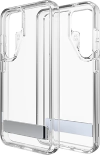Zagg - Crystal Palace Case With Kick Stand For Samsung Galaxy S24 - Clear
