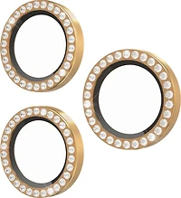 Kate Spade - Aluminum Ring Camera Lens Glass Protector for Apple iPhone 17 Pro Max  /  iPhone 17 Pro - Set in Stone Gold