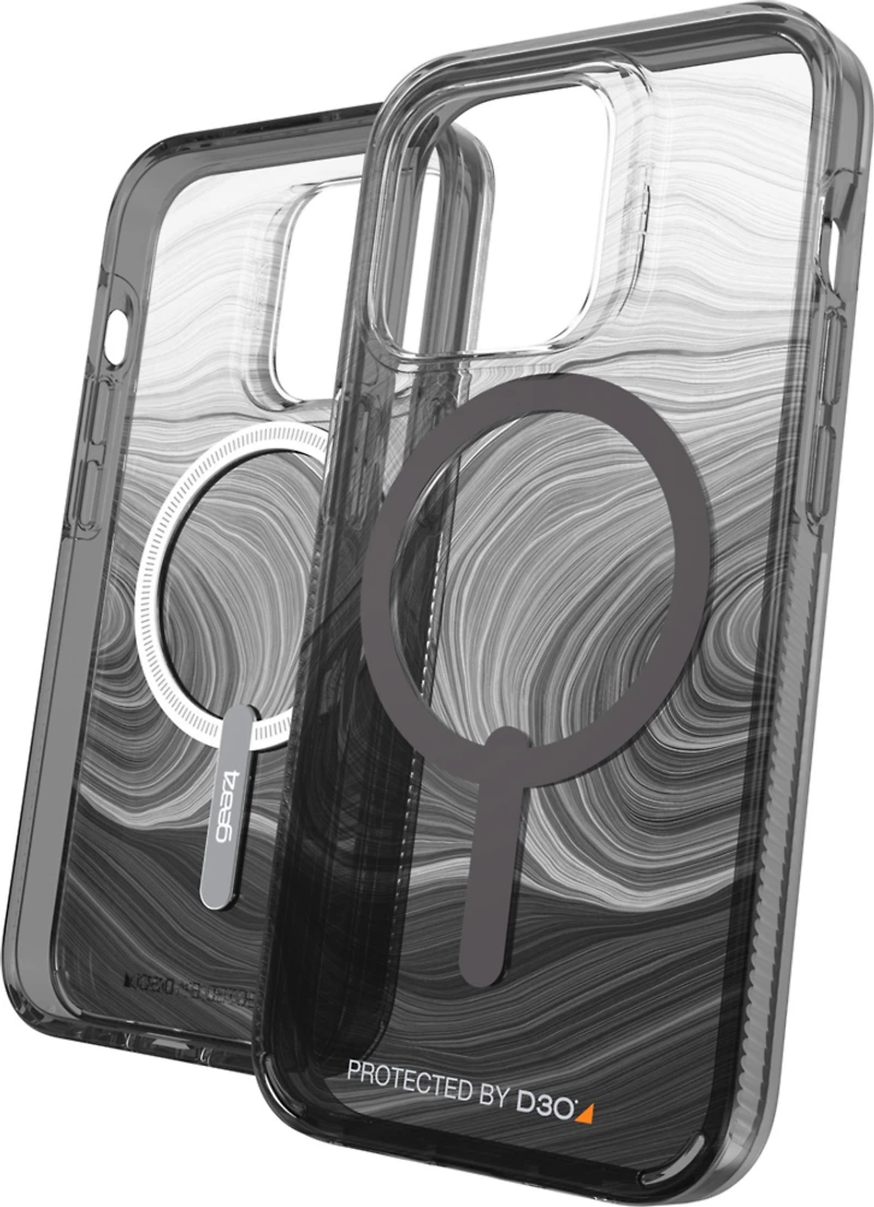 GEAR4 - iPhone 14 Pro Gear4 D3O Milan Snap Case - Black Swirl