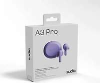 Sudio - A3 Pro ANC Wireless Earbuds Purple