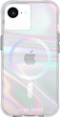 iPhone 16e/15/14/13 Case-Mate Soap Bubble MagSafe Case - Iridescent