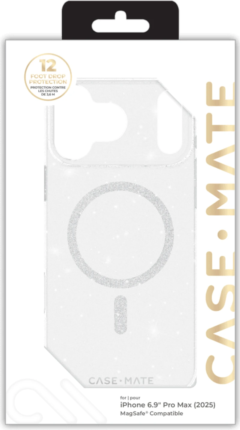 Case-Mate - Twinkle MagSafe Case for Apple iPhone 17 Pro Max - Twilight Silver