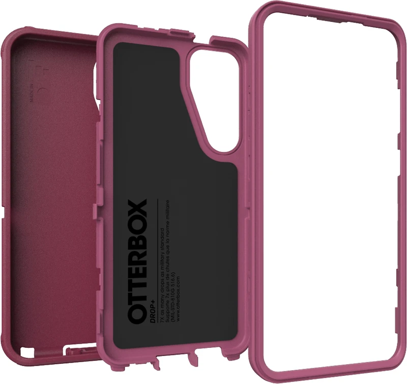 OtterBox - Defender Pro Case for Samsung Galaxy S25 Plus - Foxberry Pink
