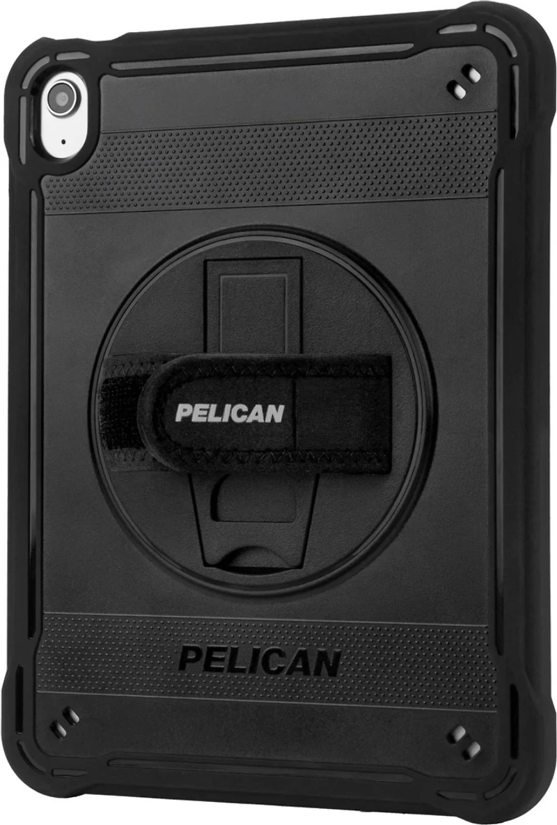 iPad A16/10th Gen Pelican Voyager w/Stand + HS Case - Black