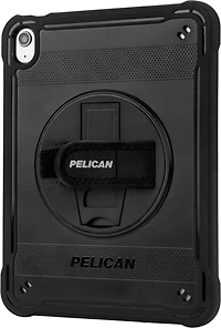 iPad A16/10th Gen Pelican Voyager w/Stand + HS Case - Black