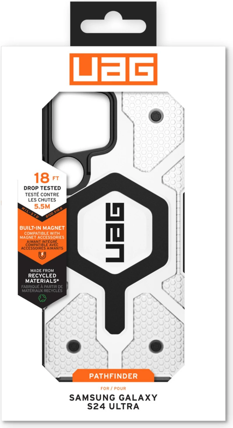 Urban Armor Gear Uag - Pathfinder Clear Magsafe Case For Samsung Galaxy S24 Ultra - Ice