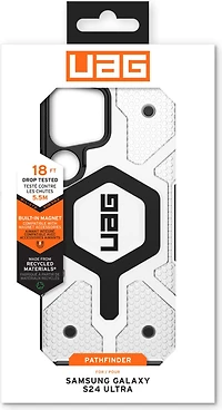 Urban Armor Gear Uag - Pathfinder Clear Magsafe Case For Samsung Galaxy S24 Ultra - Ice