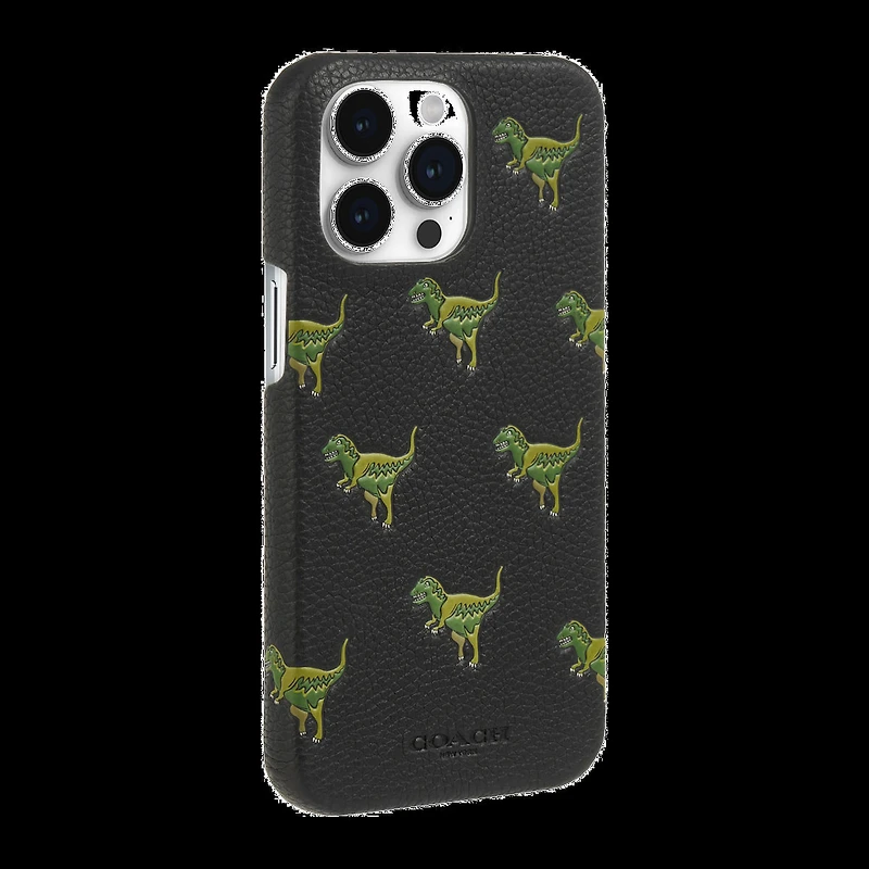 iPhone 15 Pro Max Coach Leather Slim Wrap - Repeat Rexy