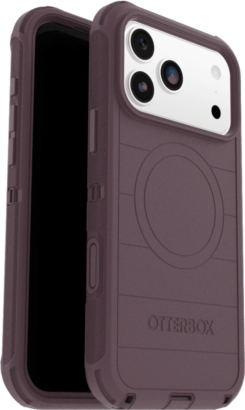 OtterBox 7798434 Étui Defender Pro MagSafe avec Contrôle de la Caméra Trailhead (Violet) pour iPhone 17 Pro Max