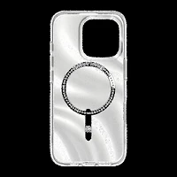iPhone 16 Pro ZAGG Graphene Milan Snap Case - Swirl Glitter