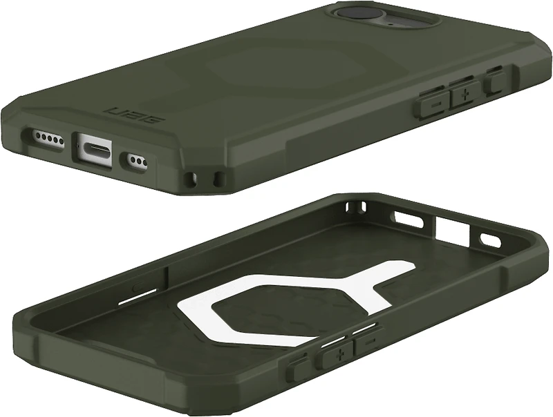UAG 114496117272 Étui Robuste Essential Armor MagSafe Olive Drab pour iPhone 16e
