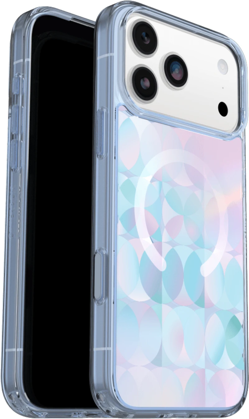 iPhone 17 Pro Max Otterbox Symmetry Clear w/MagSafe + Camera Control Case - Opal Prism