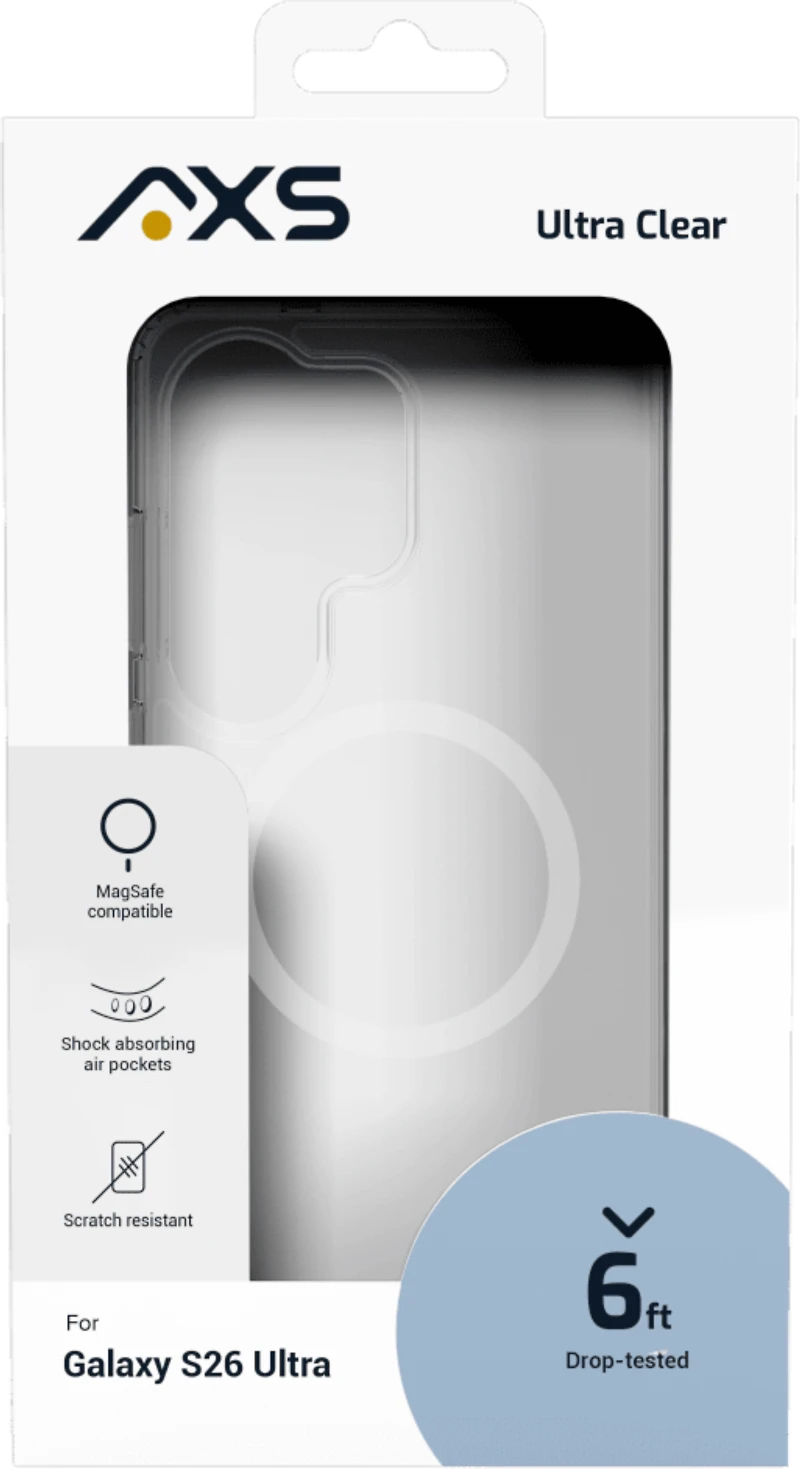 AXS ULTRA CLEAR Magsafe Compatible Samsung Galaxy S26 Ultra