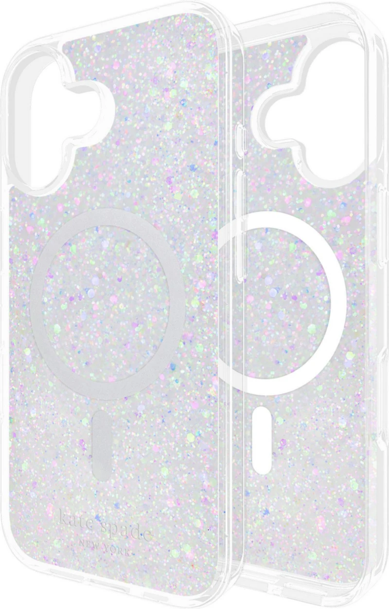 Kate Spade KS057396 Étui Protective MagSafe Chunky Glitter Iridescent pour iPhone 17