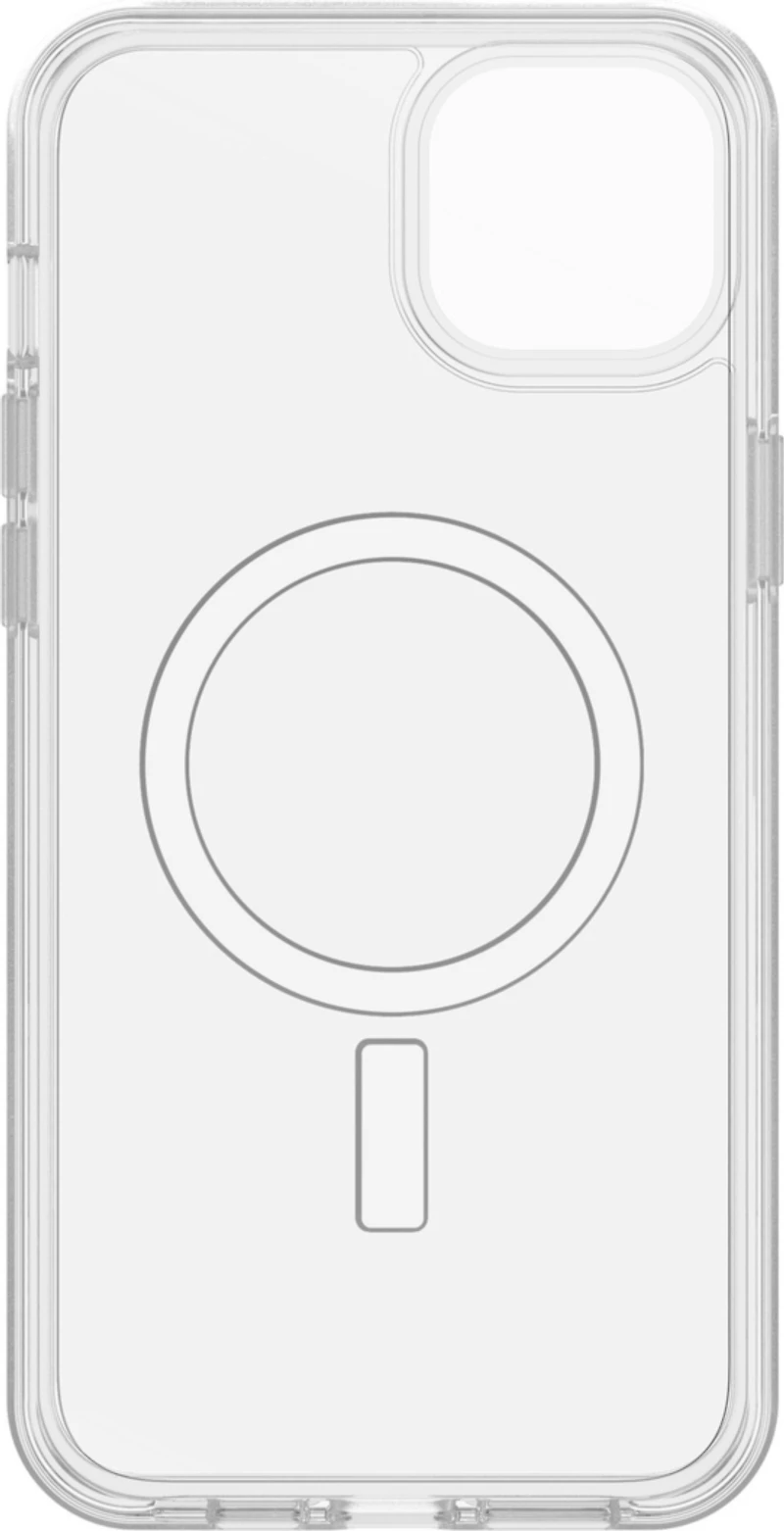 OtterBox 7881243 Protection+Power Kit (Symmetry Clear MagSafe a/Glass + Chargeur Mural 30W Blanc) pour iPhone 15 Plus