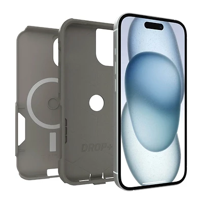 iPhone 17e/16e/15/14/13 Otterbox Commuter w/MagSafe Series Case - Grey Comfort