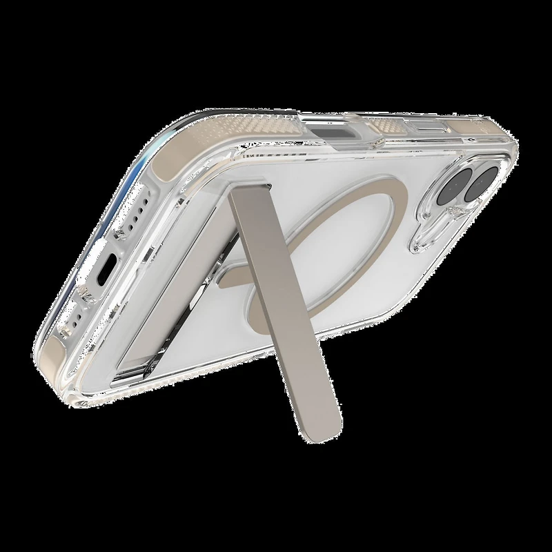 iPhone 17 ZAGG Graphene Santa Cruz Snap Kickstand Case - Titanium