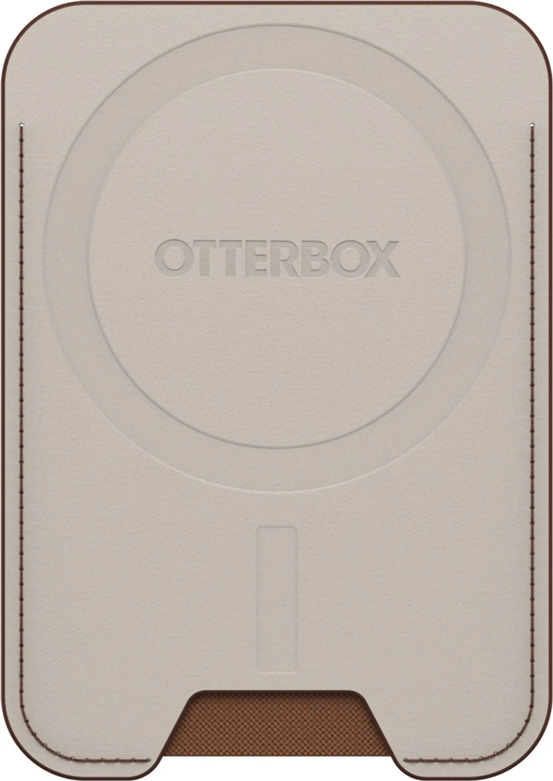 OtterBox - Symmetry Cactus Leather MagSafe Wallet - Rich Adobe
