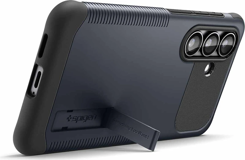 Spigen - Étui Slim Armor avec aimants, finition Metal Slate