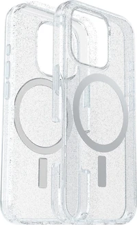 iPhone 16 Pro Otterbox Symmetry Clear w/ MagSafe Series Case - Clear - Stardust 3.0