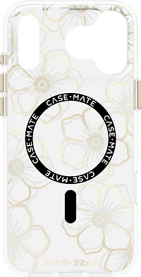 Case-Mate - Floral Gems MagSafe Case for Apple iPhone 17 Pro Max - Gold