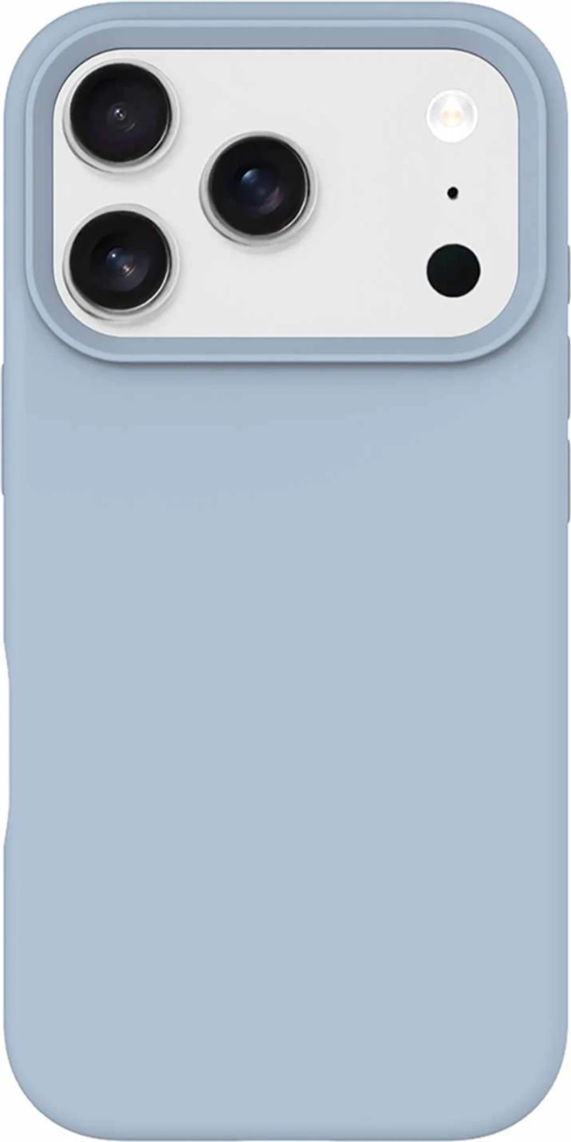 Blu Element - Coque MagSafe en silicone bleu pastel pour iPhone 17 Pro