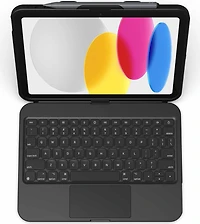 ZAGG - Tough Keys Keyboard and Case Black for iPad 11 2025 (11th Gen)/iPad 10.9 2022 (10th Gen)