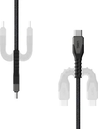 Urban Armor Gear Uag - Rugged Kevlar Usb C To Usb C 5ft Power Cable - Black And Grey