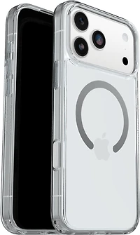OtterBox 7798855 Étui Symmetry Clear MagSafe avec Contrôle de la Caméra Clear with Bleu Tint (Clear) pour iPhone 17 Pro Max