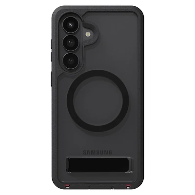 ZAGG - Rainier Snap Case with Kickstand for Samsung Galaxy S26 Plus - Smoke Black