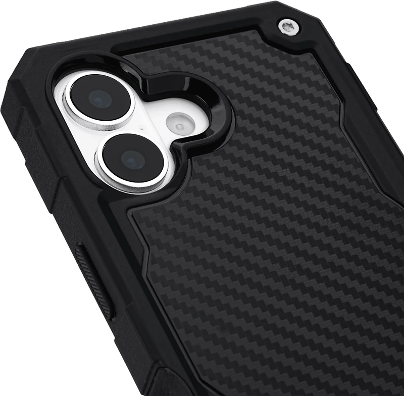 iPhone 17 Pelican Shield MagSafe w/Holster Case - Carbon Fiber