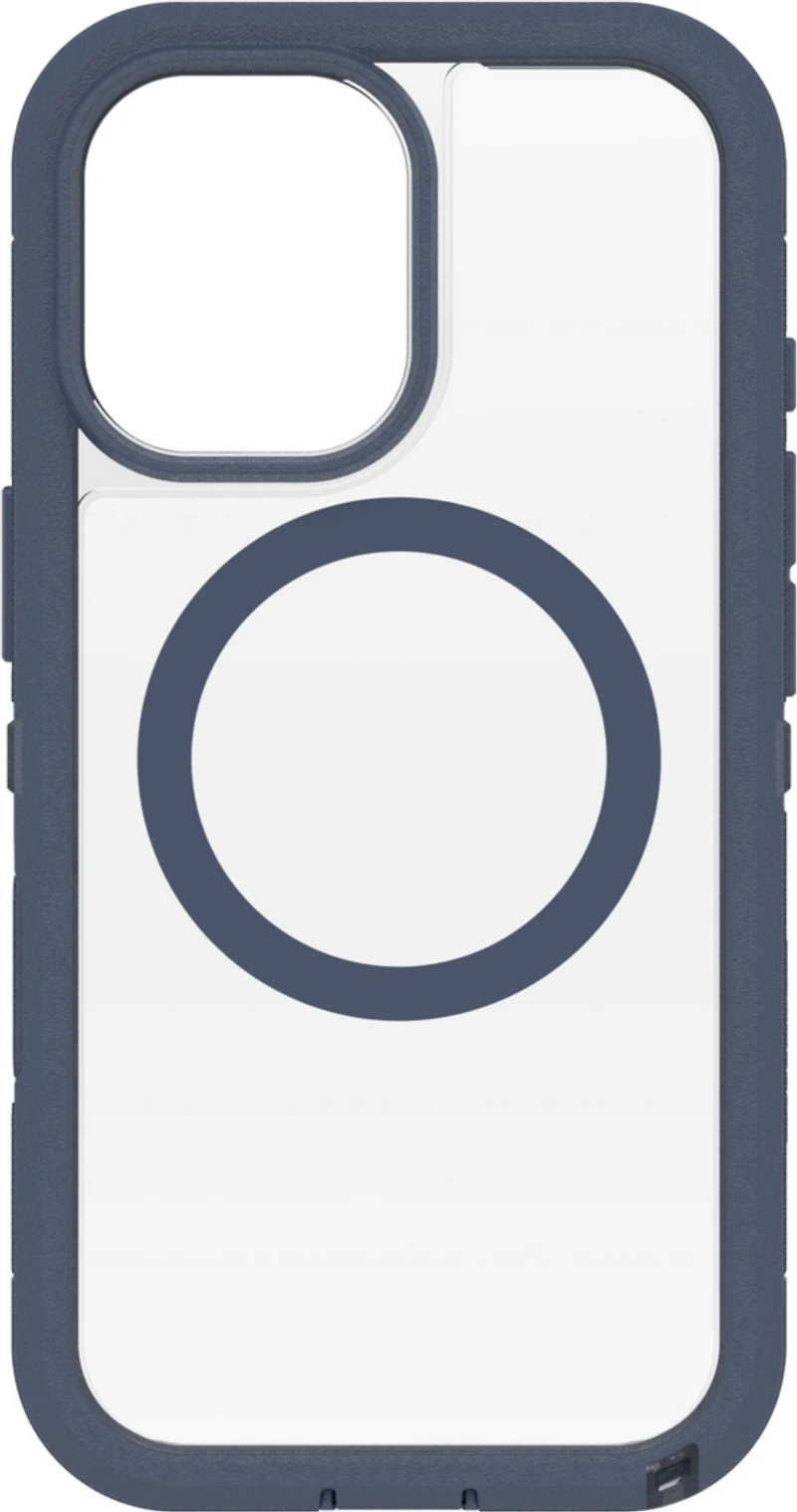 OtterBox 7798438 Étui Defender Pro XT Clear MagSafe avec Contrôle de la Caméra Bootcut (Bleu) pour iPhone 17