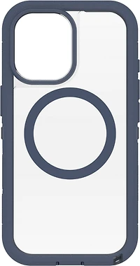 OtterBox 7798438 Étui Defender Pro XT Clear MagSafe avec Contrôle de la Caméra Bootcut (Bleu) pour iPhone 17