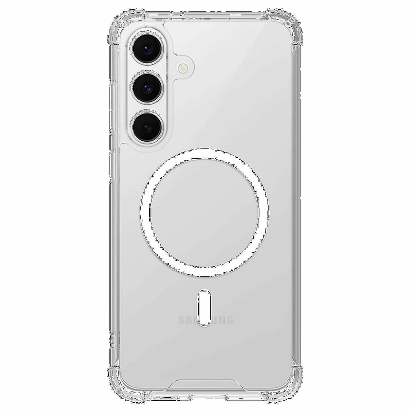 Blu Element - DropZone Rugged Clear w/Magnets Case Clear for Samsung Galaxy S25 FE