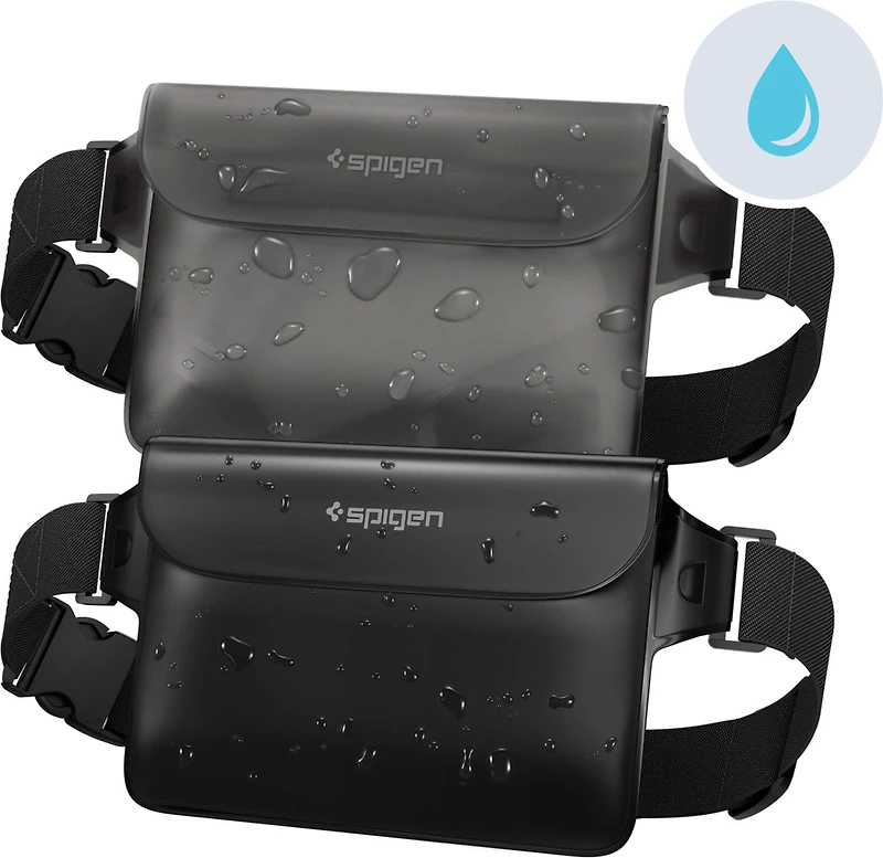 Universal Spigen Waterproof Waist Bag- 2Pk clear