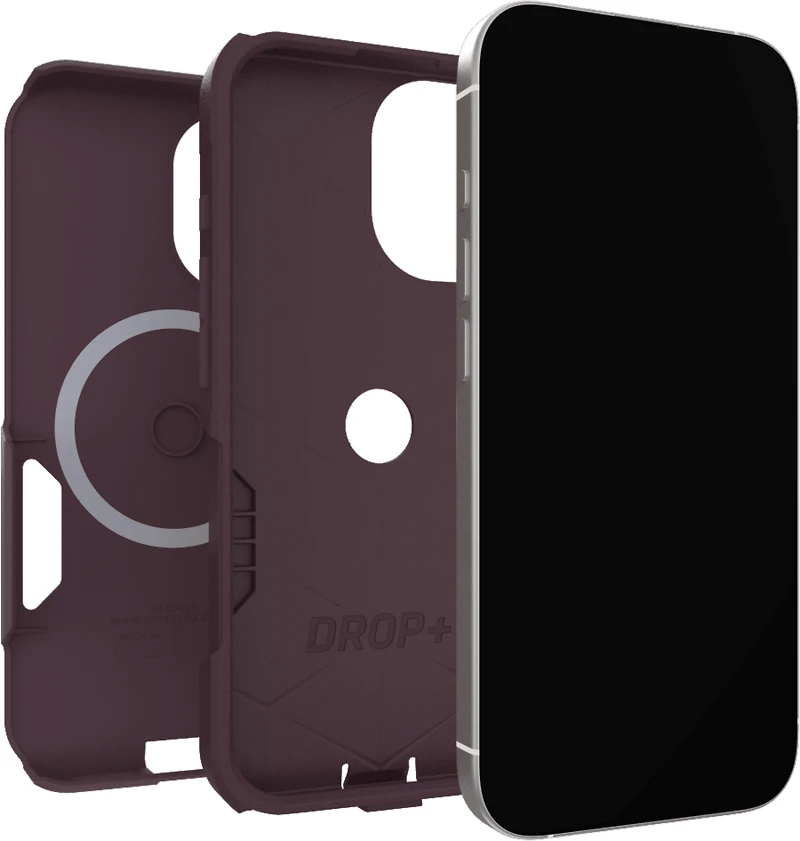 OtterBox 7798299 Étui Commuter MagSafe avec Contrôle de la Caméra Trailhead (Violet) pour iPhone 17