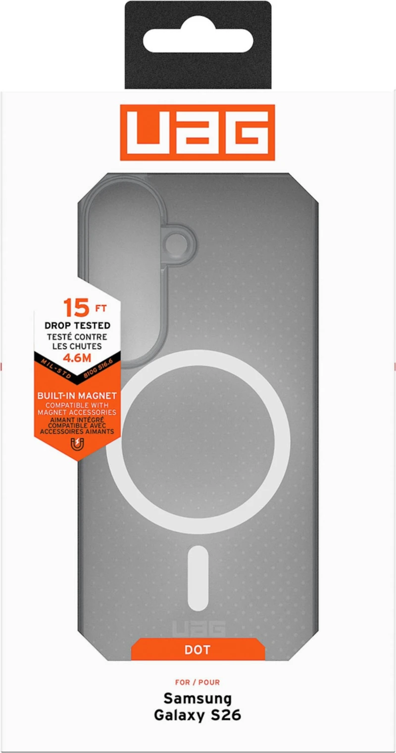 Samsung Galaxy S26 UAG Dot w/Magnet Case - True Clear Ice/Ash