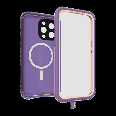 OtterBox 7793427 Étui Fre MagSafe Waterproof Rule of Plum pour iPhone 15 Pro Max