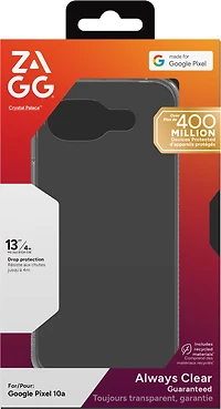 Google Pixel 10a ZAGG Graphene Crystal Palace Case - Clear