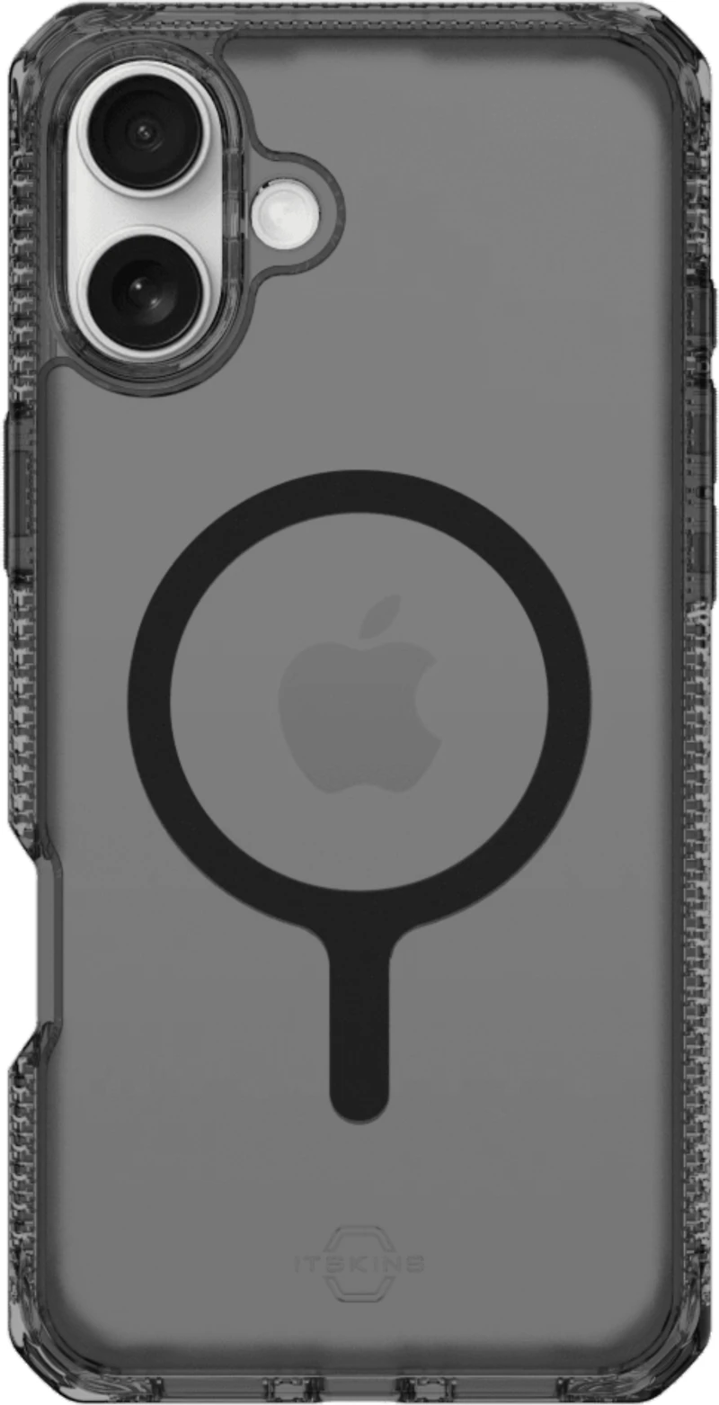 ITSKINS AP6NHBVARSMOK Étui Hybrid_R Vapor MagSafe Smoke pour iPhone 16