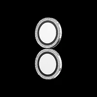 iPhone 16/16 Plus ZAGG InvisibleShield Glass Elite Camera Rings Lens Protector - Glitter