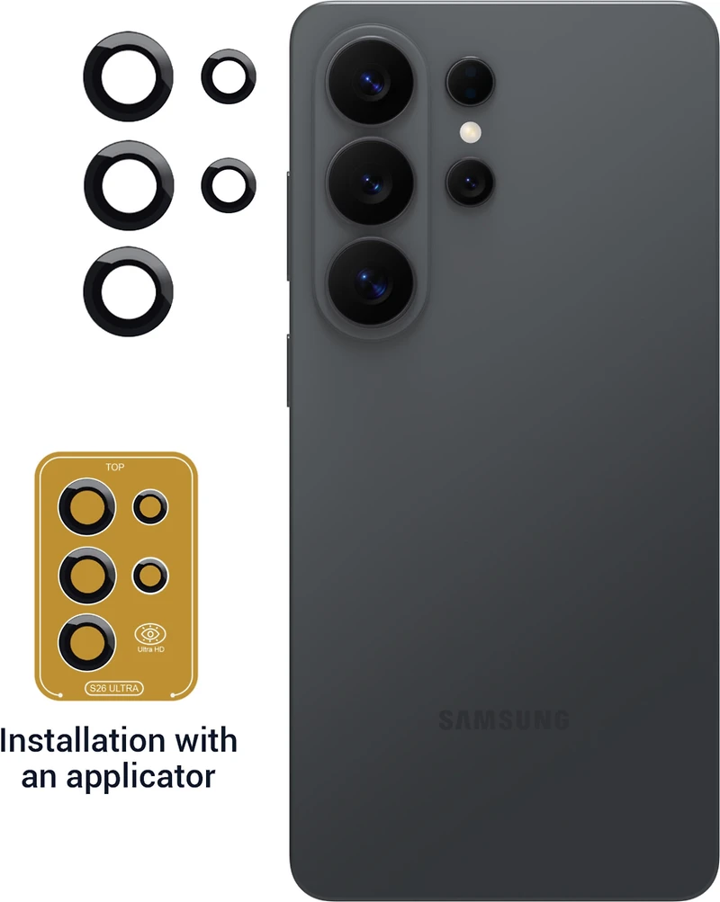 AXS ARMORGlass Pro Protecteur d'objectif pour appareil photo Samsung Galaxy S26 Ultra transparent