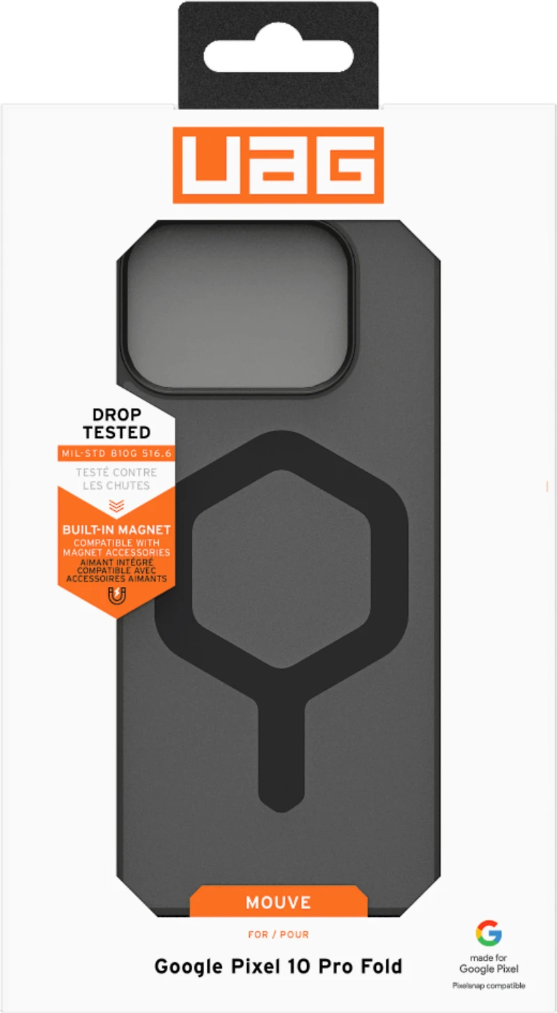 UAG 614471113140 Étui Mouve Ash/Noir pour Google Pixel 10 Pro Fold