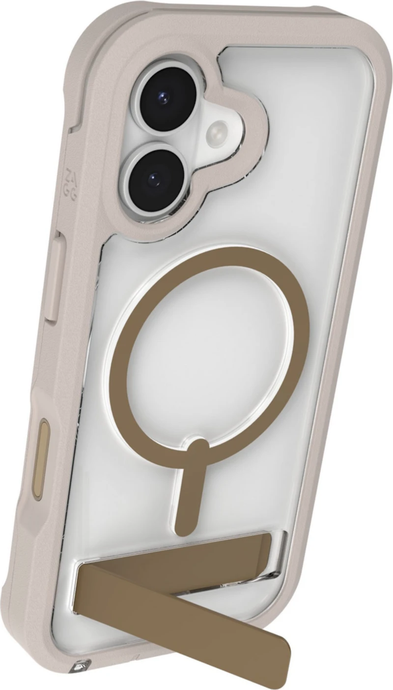 ZAGG - Rainier Snap MagSafe Case with Kickstand for Apple iPhone 17