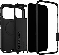 OtterBox - Defender Pro MagSafe Case w/Holster Black for iPhone 17 Pro Max in Bulk Packaging